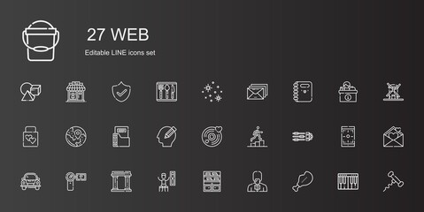 web icons set