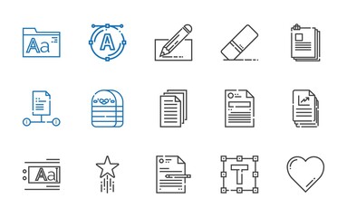 edit icons set