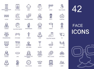 face icons set