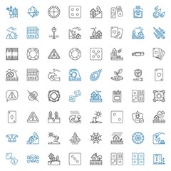 risk icons set