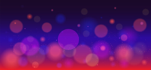 Obraz na płótnie Canvas Colorful bokeh light design background template vector