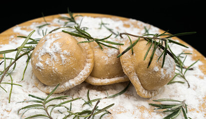 Homemade sorrentinos 