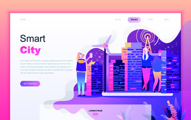 illustration, website, web, template, vector, page, flat, landing, banner, concept, background