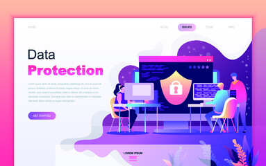 illustration, website, web, template, vector, page, flat, landing, banner, concept, background