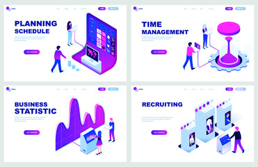 illustration, website, web, template, vector, page, flat, landing, banner, concept, background