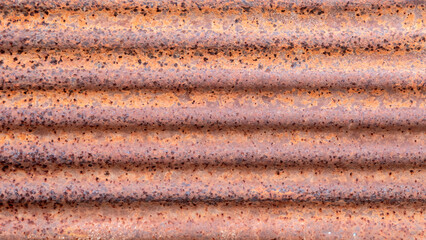 Close up background of rusty metal
