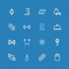 Editable 16 weight icons for web and mobile