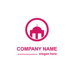 Fototapeta premium mosque logo