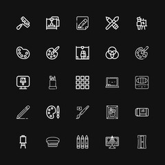Editable 25 draw icons for web and mobile