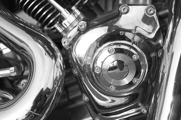 Motorcycle silver