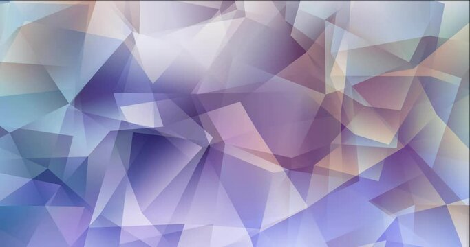 4K looping light blue, yellow polygonal abstract footage. Modern abstract animation with gradient. 4K design for presentations. 4096 x 2160, 60 fps. Codec Photo JPEG.