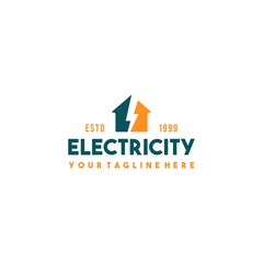 Creative electric city logo design