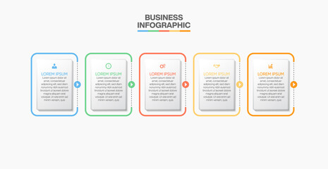 Business data visualization. timeline infographic icons designed for abstract background template milestone element modern diagram process technology digital marketing data presentation chart Vector
