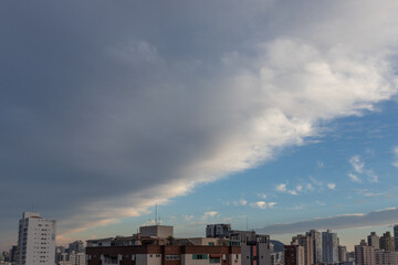 clouds over the city