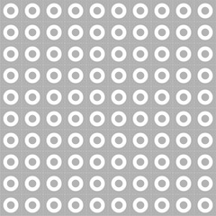 Circular Geometric ornamental vector pattern. Seamless design.