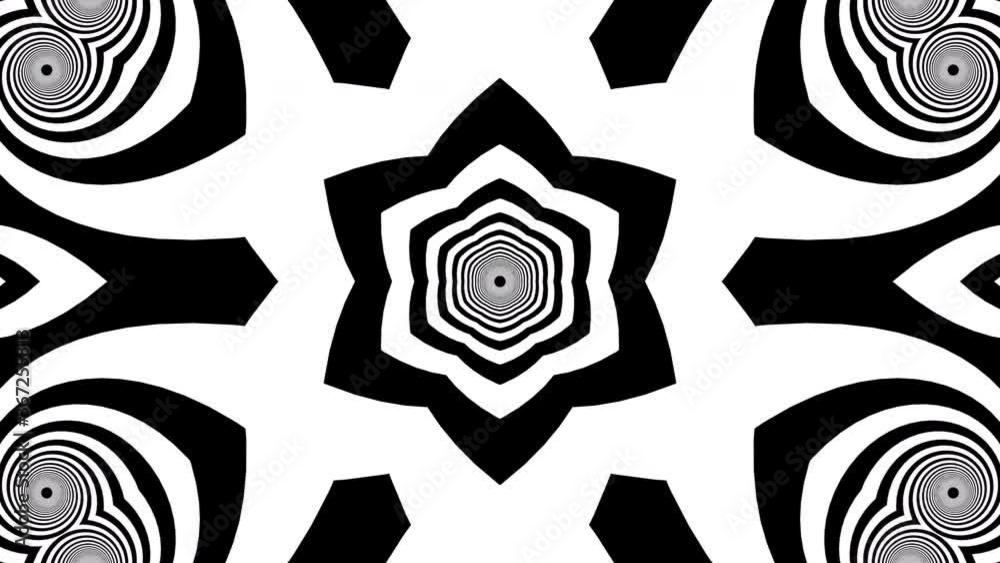 Poster black and white stripes. computer generated abstract background, 3d rendering backdrop