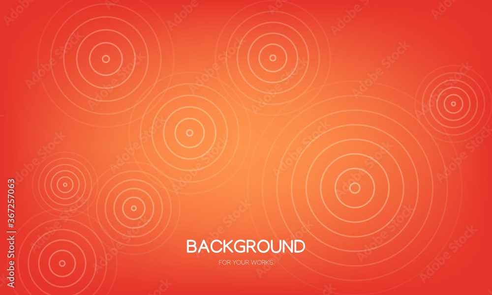 Poster abstract background image with spiral circle lines.