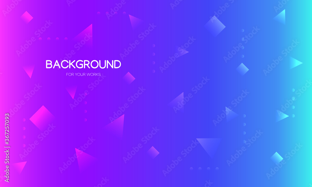Poster abstract background image with geometric shapes.