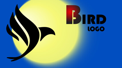 bird image crossing sun