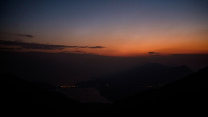 Fototapeta premium mountain landscape with clouds