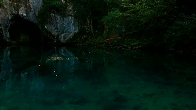 View at Krupaj spring in Eastern Serbia