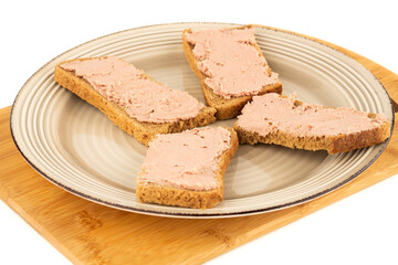 Sandwiches with pate