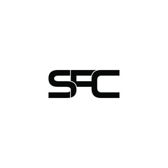 sfc letter original monogram logo design