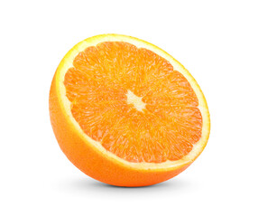 Orange slice isolated on white background