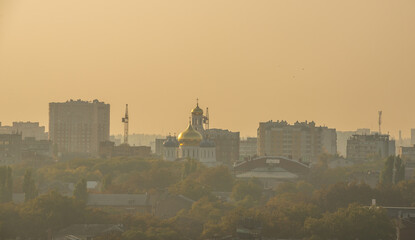Obraz premium Top view of the historic center of Odessa, Ukraine