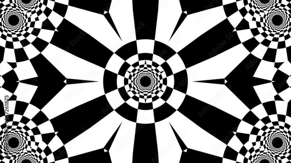 Poster black and white stripes. computer generated abstract background, 3d rendering backdrop