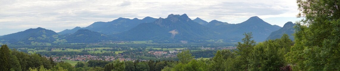 Naklejka premium Panorama Brannenburg