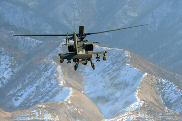 Apache Military Helicopter