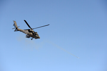 Apache Military Helicopter