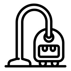 Obraz premium Home steam cleaner icon. Outline home steam cleaner vector icon for web design isolated on white background