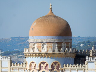 Santa Cesarea Terme - Cupola di Palazzo Sticchi di mattina