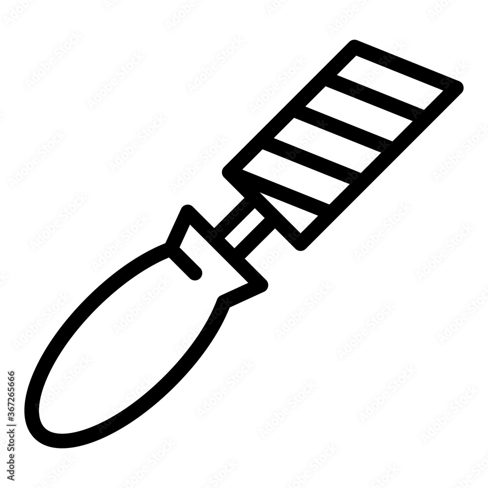 Poster carpenter rasps icon. outline carpenter rasps vector icon for web design isolated on white backgroun