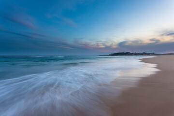 Nobbys Beach - Twilight Oceanscape - Newcastle NSW Australia