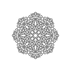 Abstract stylish mandala design