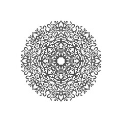 Abstract beautiful mandala design on white background
