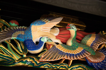 世界遺産 日光東照宮 神輿舎の彫刻 Wall Mural Wallpaper Murals Yutaka Higuchi