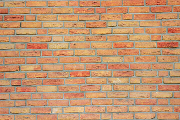 close up red brick wall texture