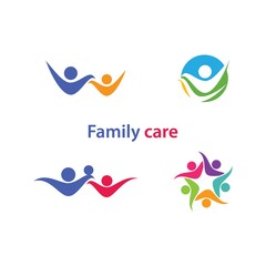 Community, network and social illustration