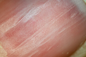 Fototapeta premium Macro detail of nail scratches.
