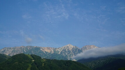 Fototapeta premium mountains and clouds