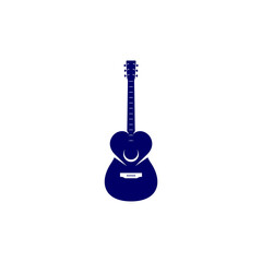 Guitar Love design vector template. Simple set of electric guitar vector icons