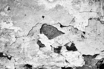 Obraz premium Old grey wall, grunge concrete background with natural cement texture