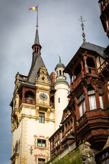 Obraz premium wunderschönes Schloss Peles in Rumänien