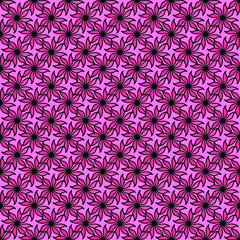 vector seamless pattern with flowers