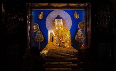 Statue of Buddha at Bodh gaya