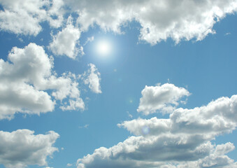 Cloudy sky background